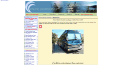 Desktop Screenshot of excursions.pacificexcursions.com